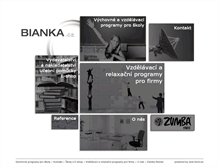 Tablet Screenshot of bianka.cz